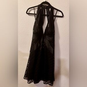 Morgan 4 Ever Black Sequin Dress